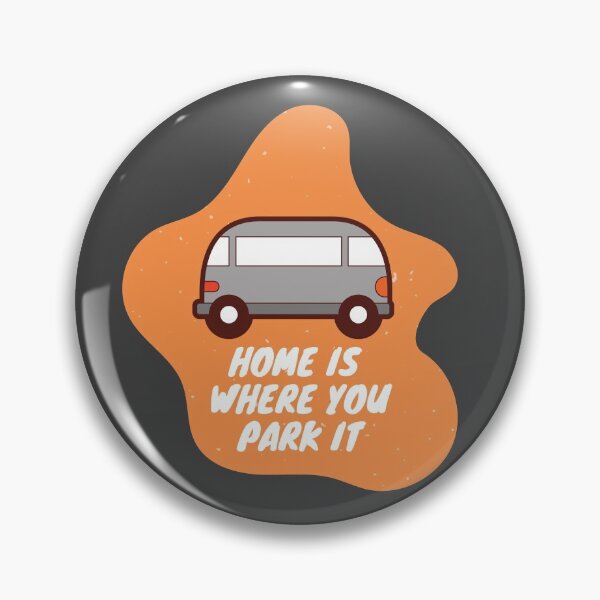 Item preview, Van Life Home is Where you park it retro cartoon cute designed and sold by cherryblue.