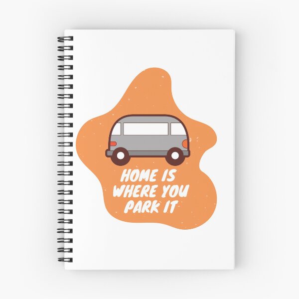 Item preview, Van Life Home is Where you park it retro cartoon cute designed and sold by cherryblue.