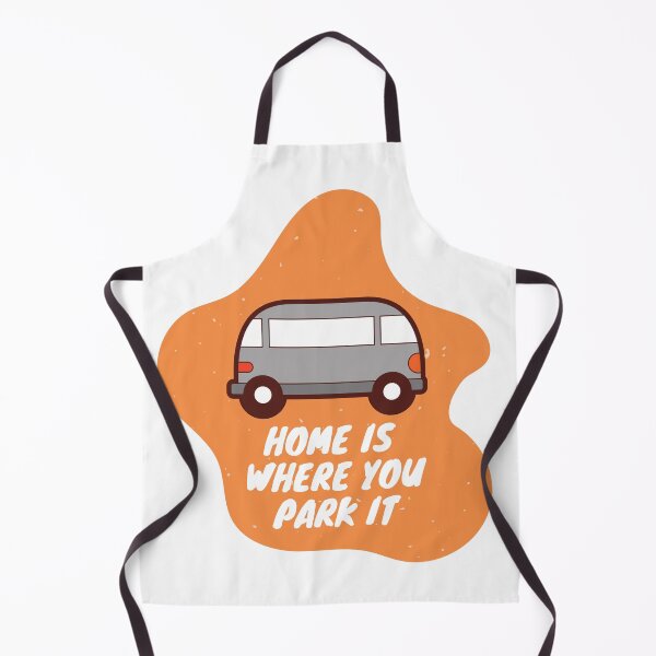Item preview, Van Life Home is Where you park it retro cartoon cute designed and sold by cherryblue.