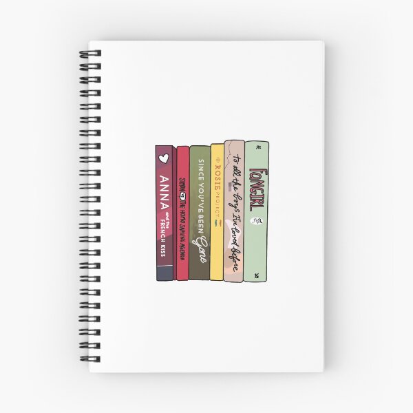 Item preview, ya book stack- anna and the french kiss, simon and the homo sapiens agenda, since you've been gone, rosie project, fangirl, tatbilb, to all the boys designed and sold by designsbyjuls.