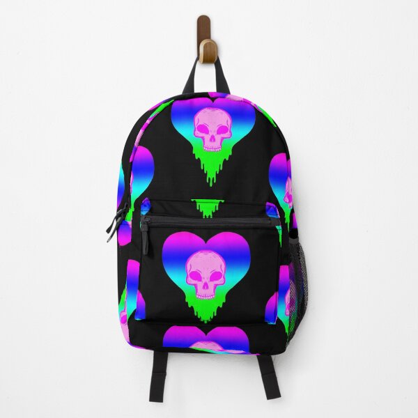 Item preview, Neon Love Skull designed and sold by 13thWiTCH.