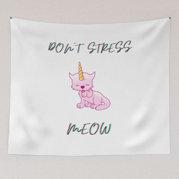 Item preview, Don't Stress Meow, My Cat Is My Therapist, Love My Cat, Cat Lover designed and sold by nuvalonstyles.