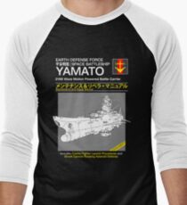 Battleship Yamoto Service and Repair Manual Men's Baseball ¾ T-Shirt