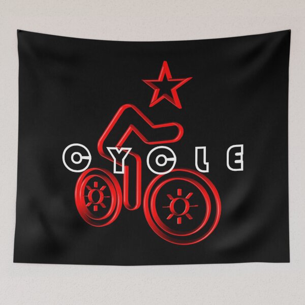 Item preview, Cycle Silhouette ~ Red designed and sold by Boakes-Digital.