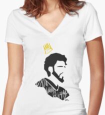 J. Cole Women's Fitted V-Neck T-Shirt