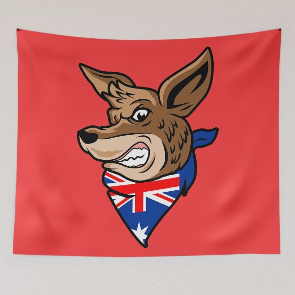 Item preview, Australian Kangaroo Head designed and sold by SLAG-Creative.