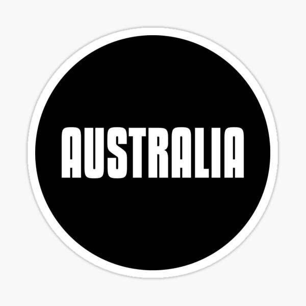 Item preview, Australia Simple Text Logo designed and sold by dylanxh.
