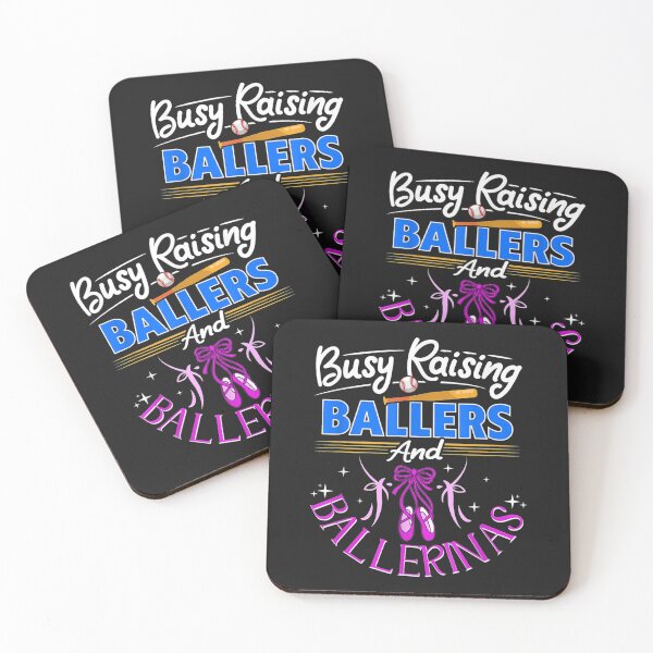 Item preview, Baseball Dance Mom TShirt Busy Raising Ballers  Ballerinas TShirt8 designed and sold by etamarapk.