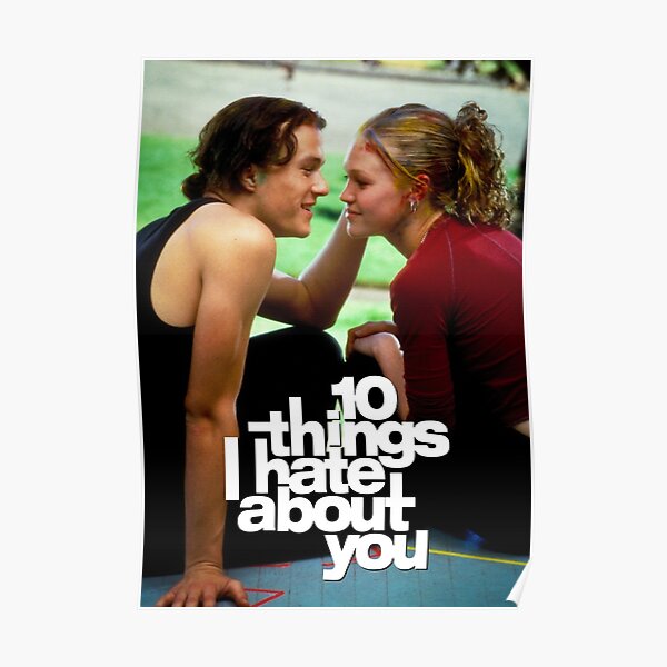Ten Things I Hate About You 90s movie Poster