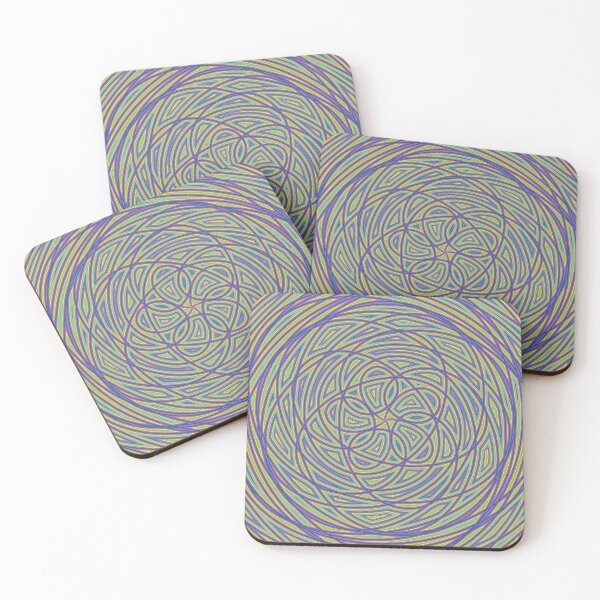 Item preview, Neon Color Palette Kaleidoscope/Mandala Pattern designed and sold by T99 Art.