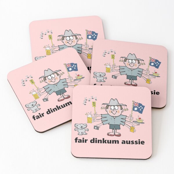 Item preview, Funny cartoon of fair dinkum Aussie with adorable koala designed and sold by Al Benge.