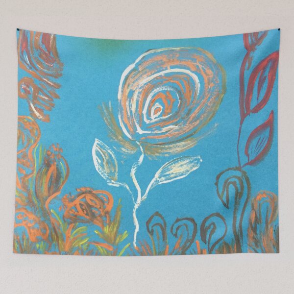 Item preview, Orange Gerbra Hand Painted Oil Painting designed and sold by UncleStuScience.