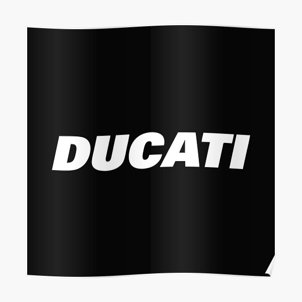 "Ducati" Poster for Sale by luxevcvd Redbubble
