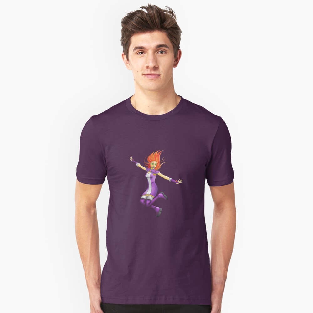Star Fire (With Clothing) Slim Fit T-Shirt