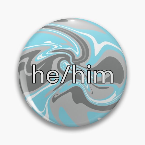 Item preview, demiboy he/him pronouns designed and sold by dangerousfrog.
