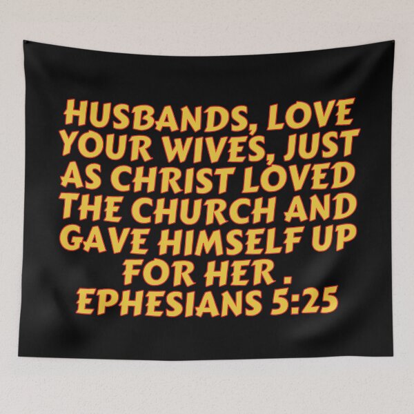 Item preview, Bible Verse Ephesians 5:25 designed and sold by Prayingwarrior.