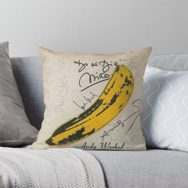 Rock Cover 80s Throw Pillow