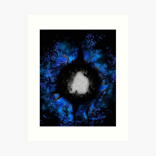 Morning blues Art Print