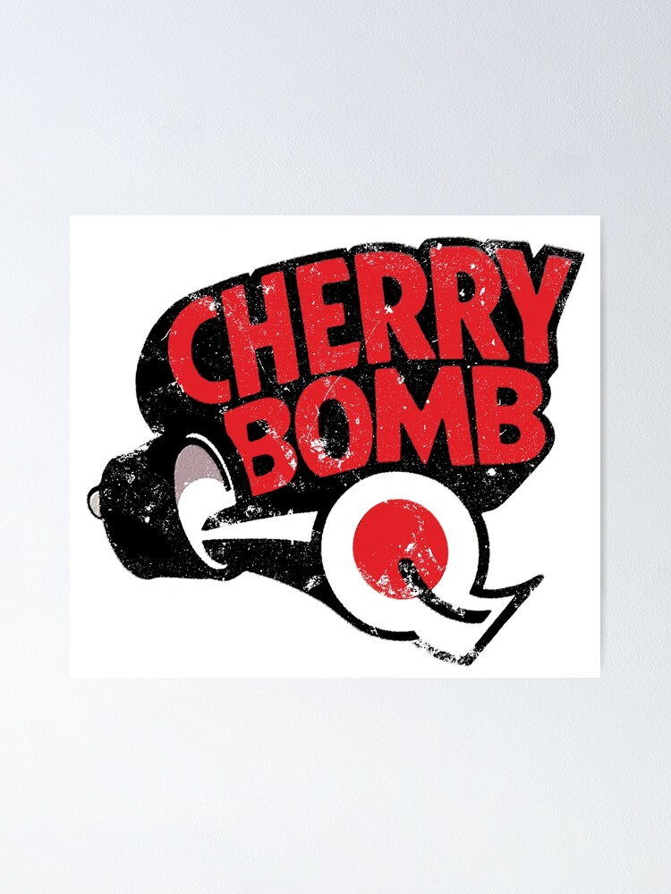 "Cherry Bomb" Poster by Retrorockit Redbubble