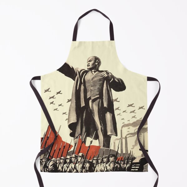 Item preview, Vladimir Lenin vintage propaganda poster designed and sold by monsterplanet.