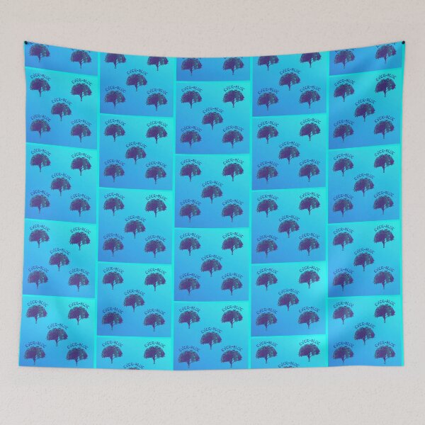 Item preview, Leafy Tree - Blue designed and sold by DesignBySuzanne.