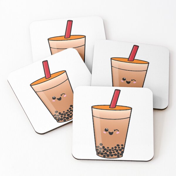 Item preview, Cute Boba Thai Milk Bubble Tea designed and sold by littlefangco.