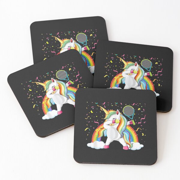 Item preview, Dabbing Tennis Unicorn  Funny Dab Dancing TShirt10 designed and sold by etamarapk.