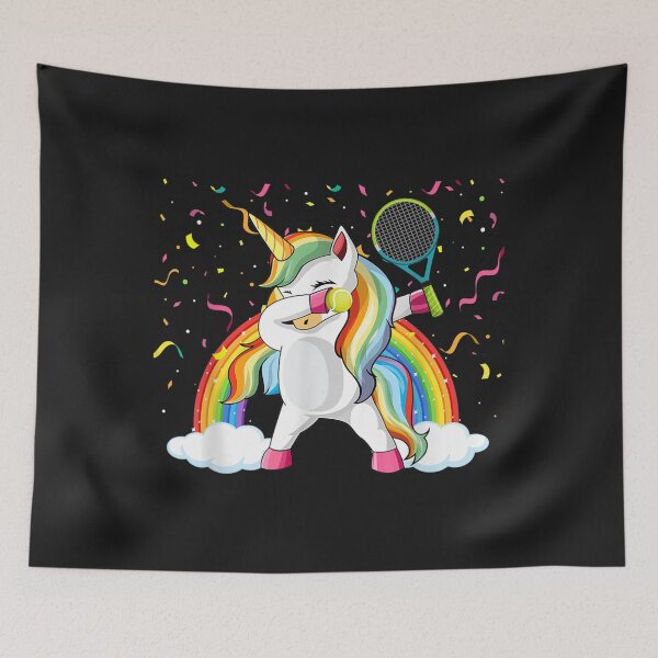 Item preview, Dabbing Tennis Unicorn  Funny Dab Dancing TShirt10 designed and sold by etamarapk.