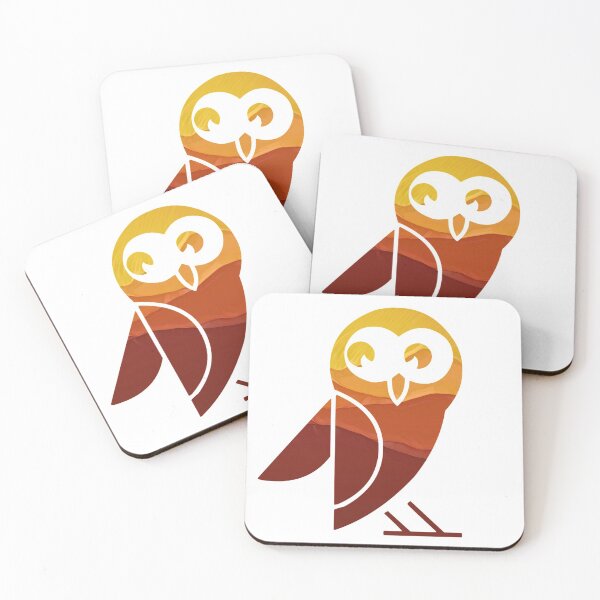 Item preview, Happy Owl Silhouette In Sunset Colors designed and sold by Heathermarie321.