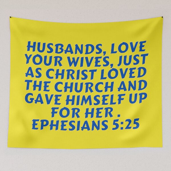 Item preview, Bible Verse Ephesians 5:25 designed and sold by Prayingwarrior.