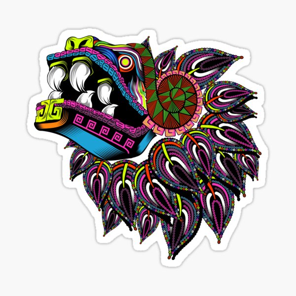 quetzalcoatl huichol Sticker