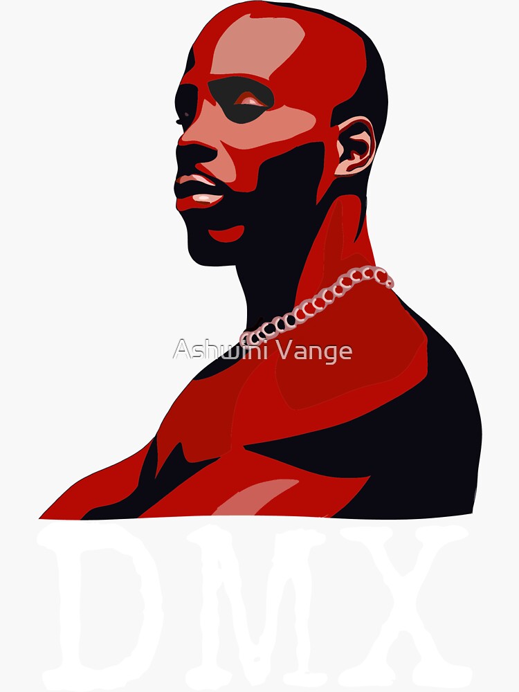 "DMX Rapper Design" Sticker for Sale by asafeestore | Redbubble
