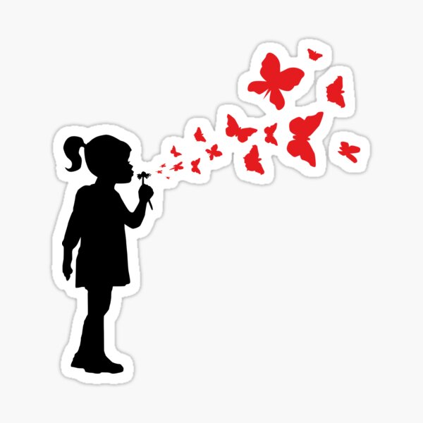 Banksy Butterfly Girl Geschenke Merchandise Redbubble