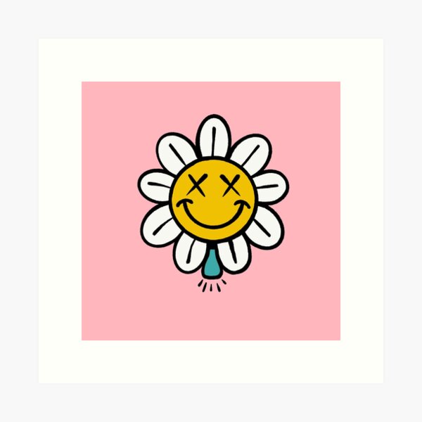 Flower Smiley – Esthetic Prints