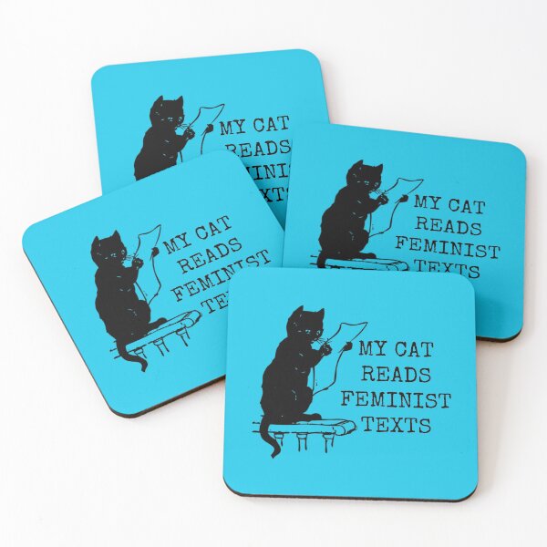 Item preview, My Cat Reads Feminist Texts designed and sold by DesignsofNote.