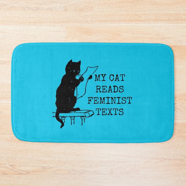 Item preview, My Cat Reads Feminist Texts designed and sold by DesignsofNote.