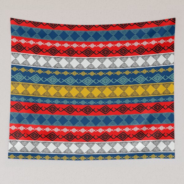 Item preview, colorful vintage tribal seamless pattern designed and sold by Vernon Carl D'souza.