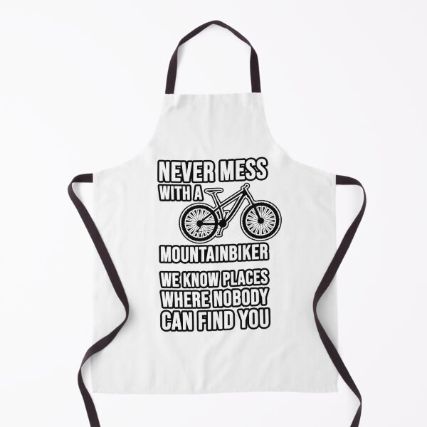 Item preview, Never mess with a mountain biker! designed and sold by TopsellerShirts.