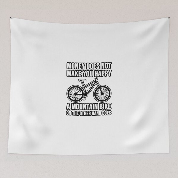 Item preview, Money does not make you happy. But a mountain bike! designed and sold by TopsellerShirts.
