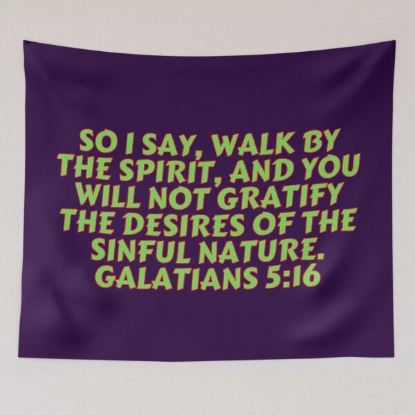 Item preview, Bible Verse Galatians 5:16 designed and sold by Prayingwarrior.