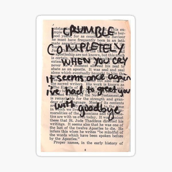 Monkey note Sticker