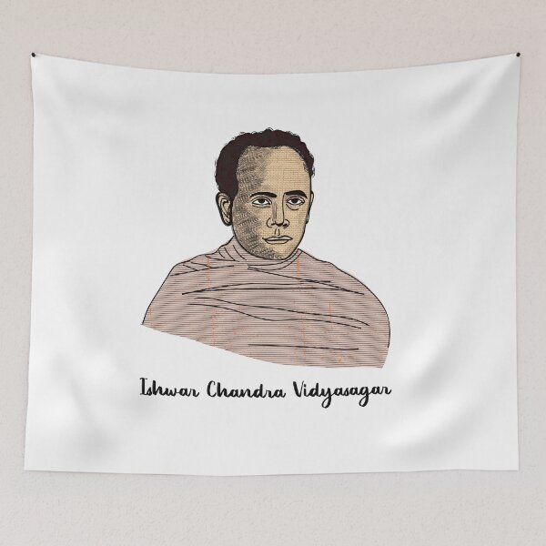 Item preview, Ishwar Chandra Vidyasagar t-shirt | Ishwar Chandra Vidyasagar poster  designed and sold by KARTICK DUTTA.