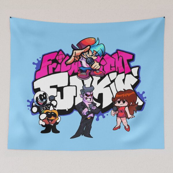 Item preview, friday night funkin-music,videogame colorful design-Friday Night Funkin Birthday designed and sold by Alessandro Portavoce.