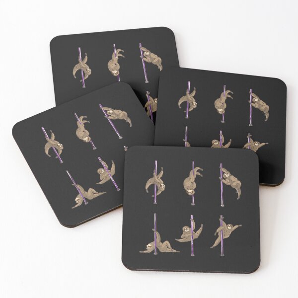 Item preview, Funny Pole Dancing Sloth Cute Lazy Acrobatic Dancer Fan Gift TShirt12 designed and sold by etamarapk.