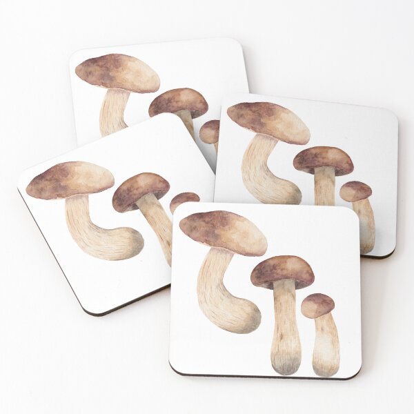 Item preview, Wild Mushrooms Watercolor Illustration  designed and sold by komila.