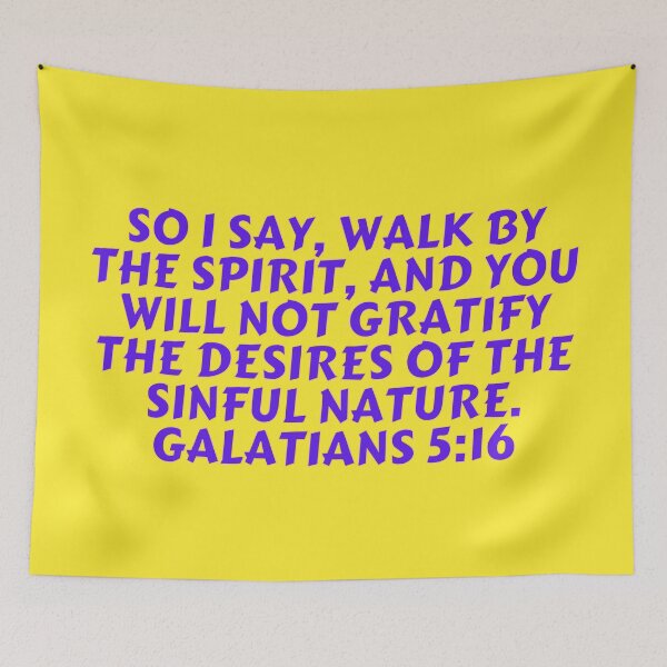 Item preview, Bible Verse Galatians 5:16 designed and sold by Prayingwarrior.