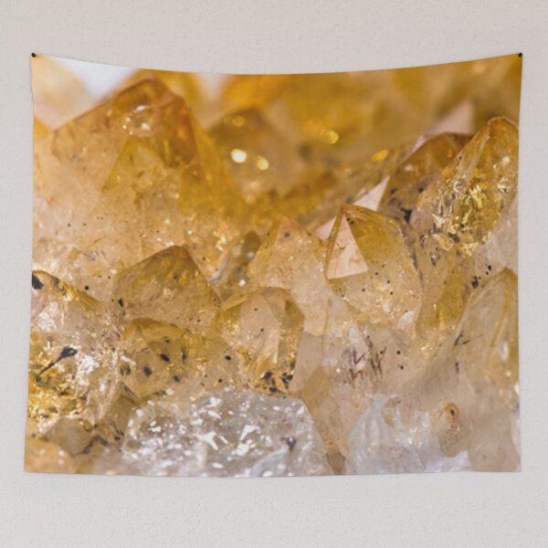 Item preview, Citrine yellow crystal gemstone  designed and sold by Cutees-designs.