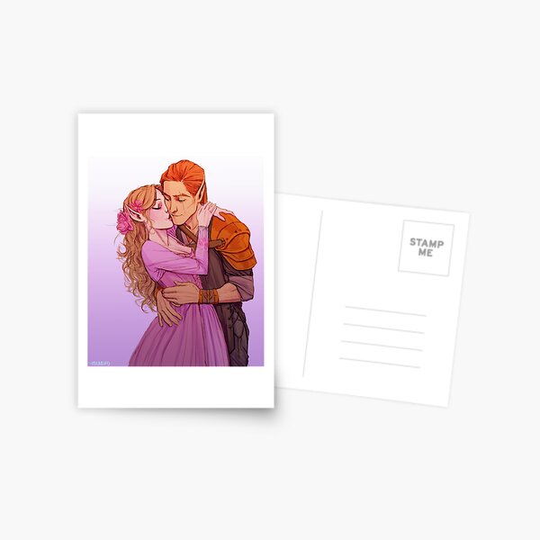 Lucien and Elain Postcard
