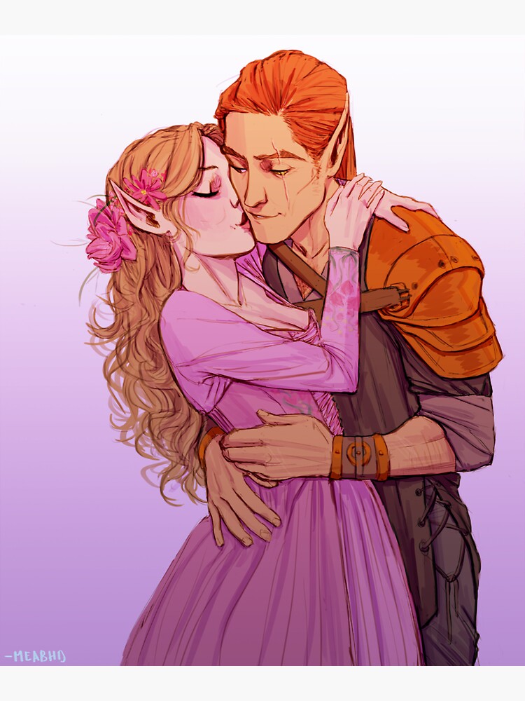 Lucien and Elain by meabhd