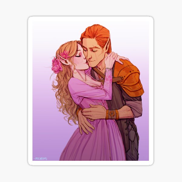 Lucien and Elain Sticker